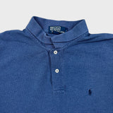 Vintage 90s Polo Ralph Lauren Shirt Mens XL Blue Preppy Pony Casual Short Sleeve