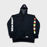 HUF x South Park Hoodie Mens Large Black Graphic Skateboard Hooded Sweatshirt