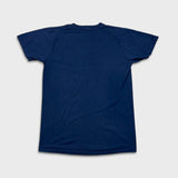 Vintage Y2K Blank T Shirt Mens Medium Blue Faded Classic Basic Short Sleeve Tee