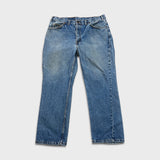Vintage 90s Levi's Jeans Mens 38x30 Blue Relaxed Fit Light Wash Orange Tab Denim Pants