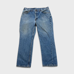 Vintage 90s Levi's Jeans Mens 38x30 Blue Relaxed Fit Light Wash Orange Tab Denim Pants