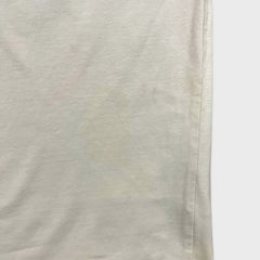Fear of God Essentials T Shirt Mens XL Gray Rubberized Logo Short Sleeve Tee