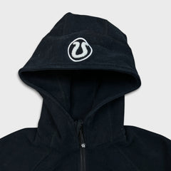 Lululemon Scuba Hoodie Womens Size 8 Black Full Zip Sports Hooded Sweater