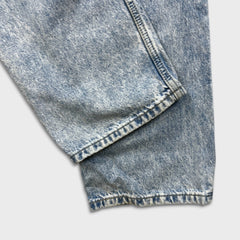 Levi's Low Pro Straight Jeans Womens 30x30 Blue Acid Wash Relax Mid Rise Denim Pants