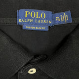 Polo Ralph Lauren Shirt Mens 2XL Black Pony Slim Fit Casual Preppy Short Sleeve