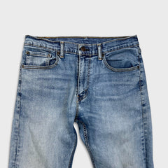 Levi's 505 Jeans Mens 34x32 Blue Regular Fit Straight Leg Stretch Medium Wash Denim Pants