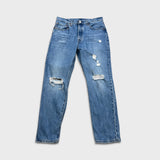 Levi's 501 Jeans Mens 30x30 Blue Original Fit Straight Distressed Medium Wash Denim Pants