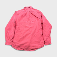 Polo Ralph Lauren Shirt Mens Large Pink Pony Casual Button Up