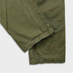 Dickies Pants Womens 32x31 Green Relaxed Faded Workwear Straight Leg Cargo