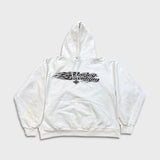 Vintage 2006 Harley Davidson Hoodie Mens Medium White Carolina Biker Hooded Sweater