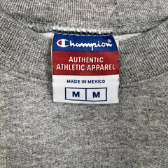 Vintage Y2K Champion Sweatshirt Mens Medium Gray St Bonaventure Authentic Athletic Pullover