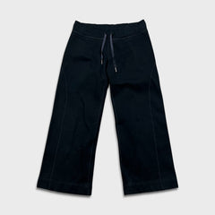 Lululemon Sweatpants Womens Size 8 Black Wide Leg Relaxed