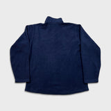 Vintage Y2K Adidas Fleece Mens XL Blue 1/4 Zip Essentials Spell Out Jacket