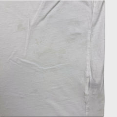 Karl Lagerfeld Paris T Shirt Mens XL White Ikonik Avatar Logo Distressed Tee