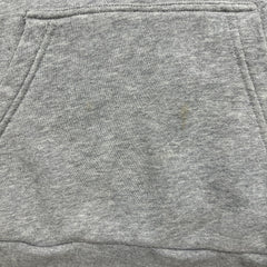 Adidas Originals Hoodie Mens Small Gray Trefoil Spell Out Hooded Sweater