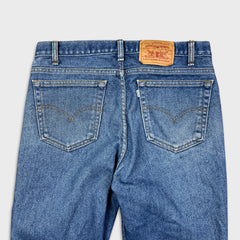 Vintage 90s Levi's 505 Jeans Mens 34x30 White Tab Straight Leg Relaxed Denim Pants
