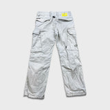 G-Star Raw 3301 Pants Mens 32x27 Gray Straight Fit Casual Utility Cargo Trousers