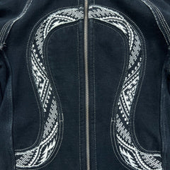 Lululemon Scuba Hoodie Womens Size 4 Black Special Edition Full Zip Hooded Sweater