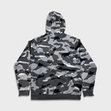 Nike Sportswear Hoodie Mens Medium Camo Swoosh Full Zip Hooded Sweater