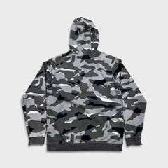Nike Sportswear Hoodie Mens Medium Camo Swoosh Full Zip Hooded Sweater