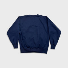 Vintage 90s Blank Sweatshirt Mens Large Blue Boxy Crewneck Pullover