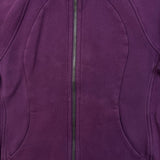 Lululemon Scuba Hoodie Womens Size 8 Purple Full Zip Sports Hooded Sweatshirt