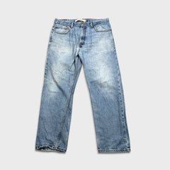Vintage Y2K Levi's 505 Jeans Mens 36x30 Blue Regular Fit Straight Leg Light Wash Faded Pants