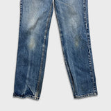 Vintage 90s Levi's 619 Jeans Mens 32x34 Orange Tab Medium Wash Slim Straight