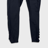 Lululemon Pants Womens Large Black Crisscross Lattice Yoga Pilates Leggings