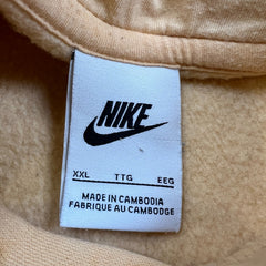 Nike Sportswear Hoodie Mens 2XL Orange Swoosh Pullover Hooded Sweater
