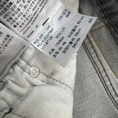 Levi's 511 Jeans Mens 32x30 Gray Slim Fit Stone Wash Stretch Mid Rise Denim Pants