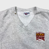 Vintage 1992 Reebok Washington Redskins Vest Mens 2XL Gray NFL Flex Football Pullover