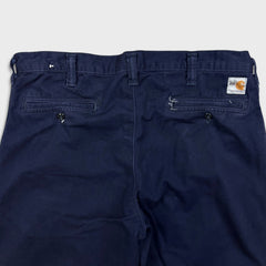 Carhartt Pants Mens 36x28 Blue Flame Resistant FR Relaxed Straight Workwear Twill