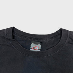 Vintage Y2K NASCAR Racing T Shirt Mens Large Black Sportswear Graphic Faded Tee