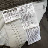 Levi's 511 Pants Mens 34x30 Brown Slim Fit Stretch Corduroy Casual Trousers