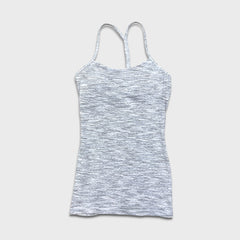 Lululemon Power Pose Tank Womens Size 4 Gray Athletic Yoga Sportswear Pilates Top