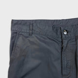 Adidas Blue Version Cargo Pants Mens Small Black 3 Stripe Trefoil Taper Leg