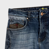 Polo Ralph Lauren Jeans Mens 32x28 Blue Medium Wash Western Cowboy Embroidered Pants
