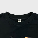 Uniqlo Louvre Museum Sweatshirt Womens XL Black Leonardo Da Vinci Pullover