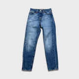 Levi's Wedgie Jeans Womens 25x27 Blue Slim Tapered Leg High Rise Medium Wash Pants