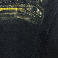 Vintage 90s Bulletin Molson Canadian Beer T Shirt Mens Large Black Faded Tee