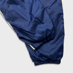 Vintage 90s Adidas Track Pants Mens Medium Blue 3 Stripes Active Athletic