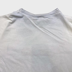 Vintage 90s Ecko Unltd T Shirt Mens Small White Complex Rhino Distressed Tee