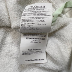 2018 Off-White Photocopy Hooded Sweater Mens Medium White Graphic Hoodie