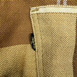 Vintage 70s Levi’s Sta-Prest Pants Mens 32x29 Brown Plaid Flare Leg Trousers