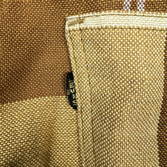 Vintage 70s Levi’s Sta-Prest Pants Mens 32x29 Brown Plaid Flare Leg Trousers