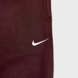 Nike Sportswear Sweatpants Mens Large Red Swoosh Taper Leg Fleece Jogger