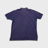 Vintage 90s Polo Ralph Lauren Shirt Mens Large Purple Pony Faded Preppy Shot Sleeve