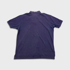 Vintage 90s Polo Ralph Lauren Shirt Mens Large Purple Pony Faded Preppy Shot Sleeve