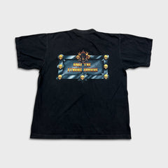 Vintage 90s 3D Emblem Truckers Only T Shirt Mens Large Black Drivin Life Away Tee